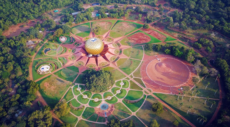 Auroville, Pondicherry, Puducherry, Tamil Nadu, India, Asia