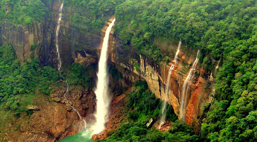 Nohkalikai Falls, Cherrapunjee, Meghalaya