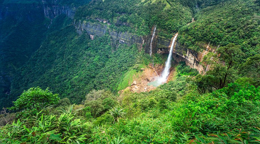 Nohkalikai Falls, Cherrapunjee, Meghalaya