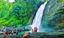 Soochipara Falls Or Sentinel Rock Waterfalls, Vellarimala, Wayanad, Kerala