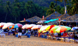 Anjuna Beach, Bardez, North Goa, Goa, India