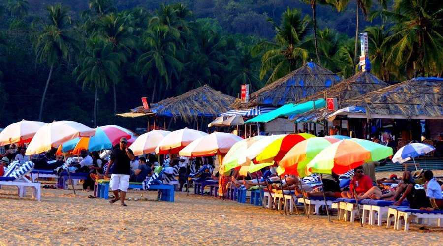 Anjuna Beach, Bardez, North Goa, Goa, India
