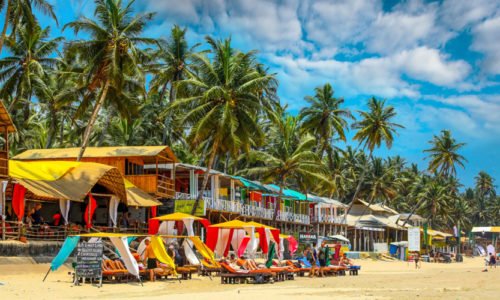 Palolem Beach, Canacona, South Goa, Goa, India