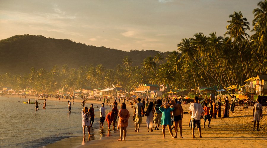 Palolem Beach, Canacona, South Goa, Goa, India
