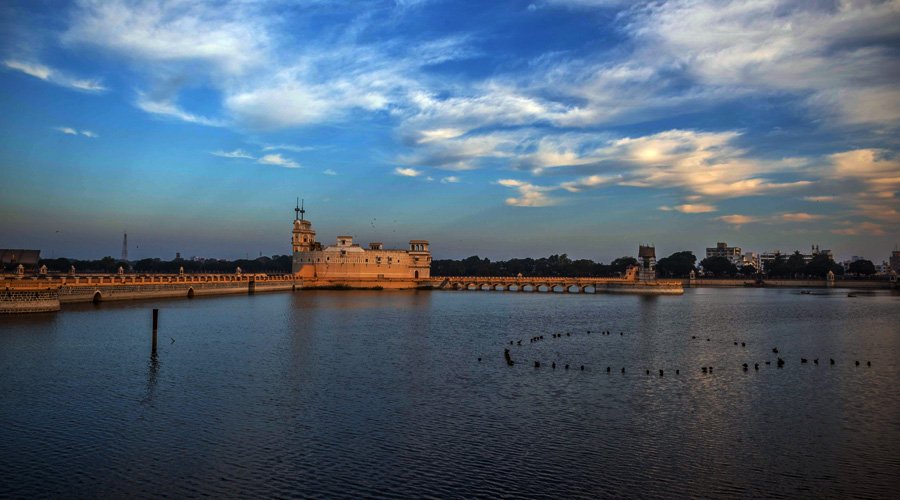 Lakhota Lake, Jamnagar, Gujarat, India