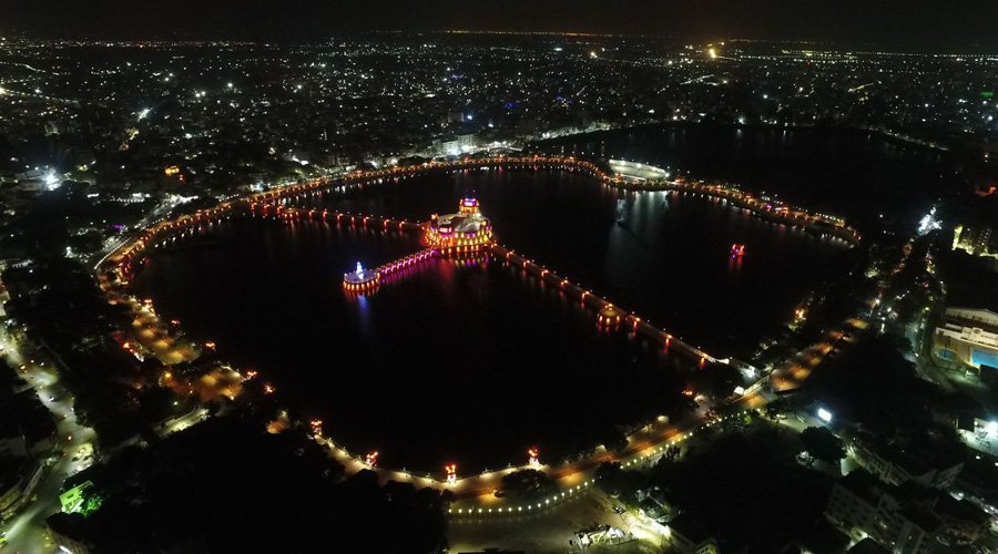 Lakhota Lake, Jamnagar, Gujarat, India