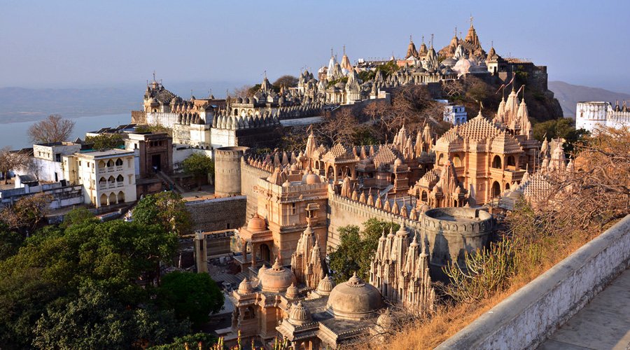 Palitana Jain Temples, Bhavnagar, Gujarat, India