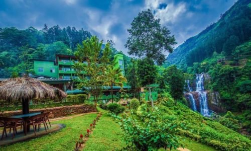 Ravana Falls @ Near Shri Bhakta Hanuman Temple, Nuwara Eliya, Sri Lanka, Asia