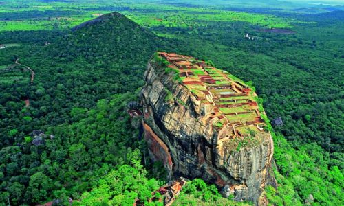 Sigiriya or Sinhagiri Rock, Sigiriya, Sri Lanka, Asia