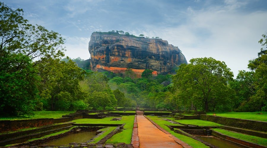 Sigiriya or Sinhagiri Rock, Sigiriya, Sri Lanka, Asia
