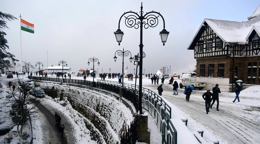 Mall Road, Shimla, Himachal Pradesh, India