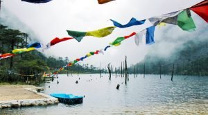 Sangestar Tso Lake (Madhuri Lake), Bum La Pass, Tawang, Arunachal Pradesh, India