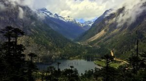 Sangestar Tso Lake (Madhuri Lake), Bum La Pass, Tawang, Arunachal Pradesh, India