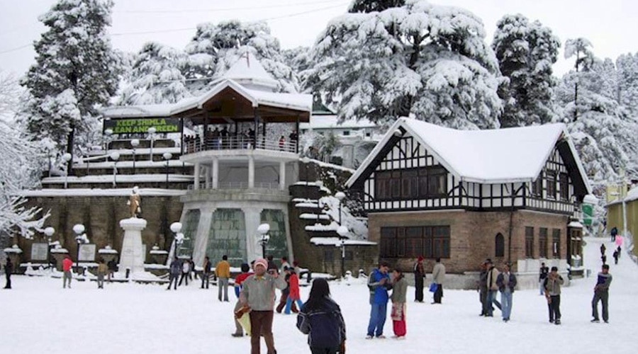 Mall Road, Shimla, Himachal Pradesh, India