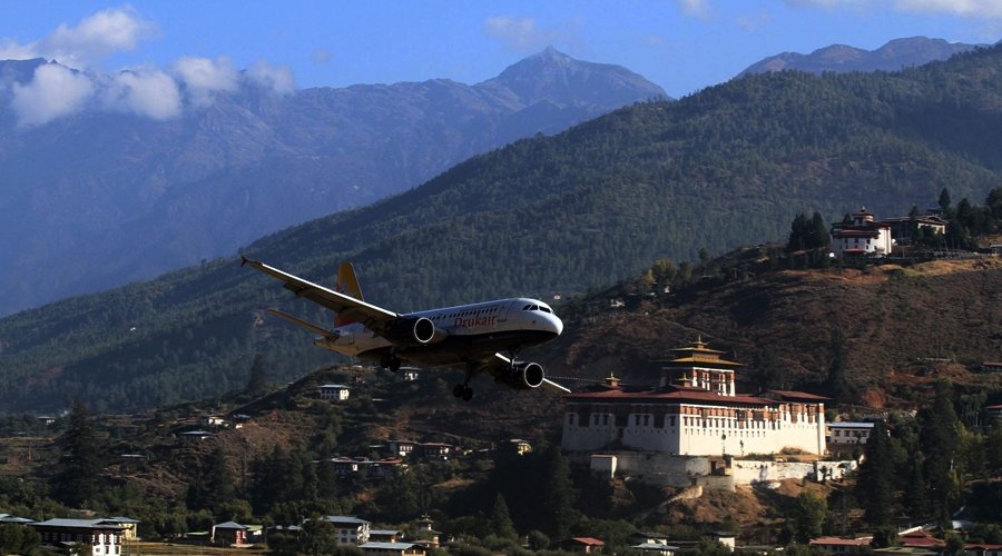 Paro Airport, @ Bhutan, Asia