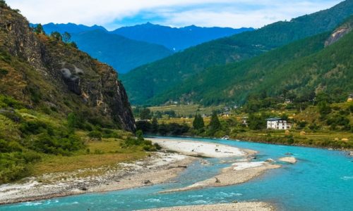 River @ Bhutan, Asia