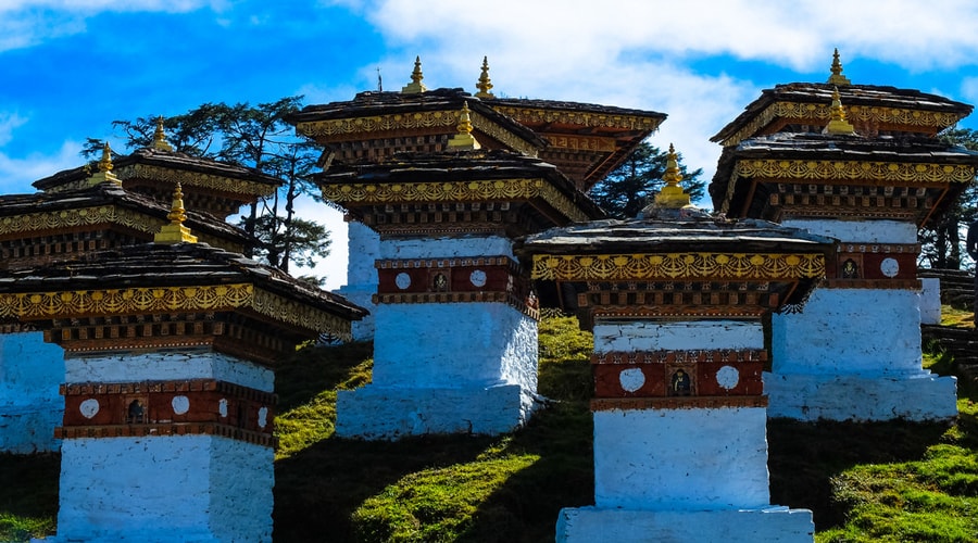 Dochula Pass, Thimpu to Punakha, Bhutan, Aisa