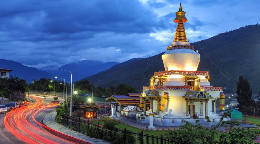 National Memorial Chorten (Thimphu Chorten), Thimphu, Bhutan, Aisa
