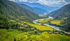 Paro Valley, Paro, Bhutan, Asia