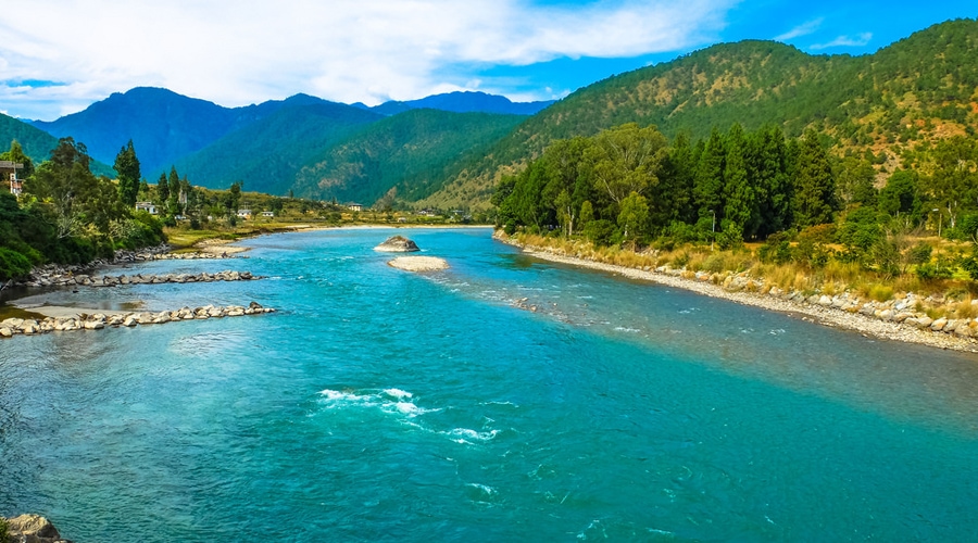 Punakha Dzong, Wangdue Phodrang, Bhutan, Asia