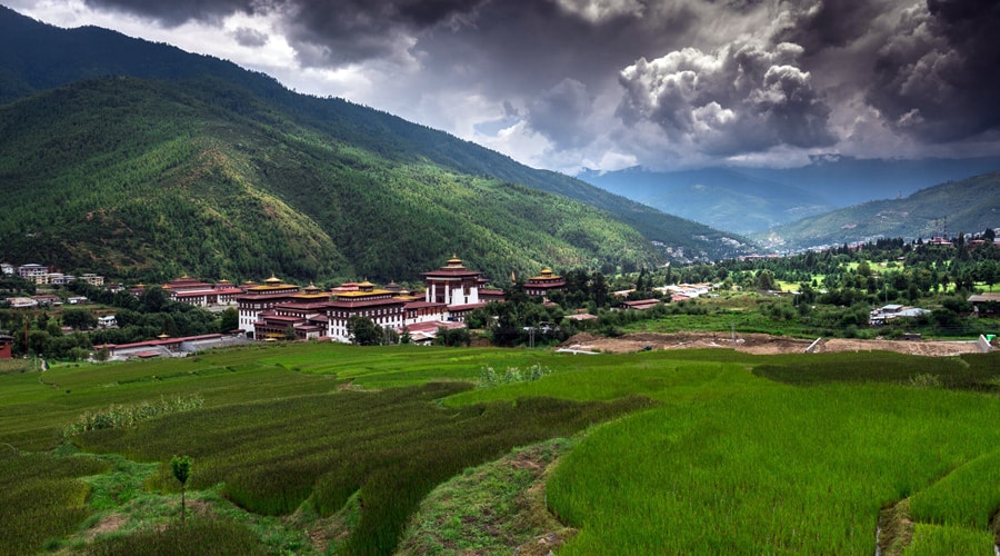 Tashichho Dzong, Thimphu, Bhutan, Asia