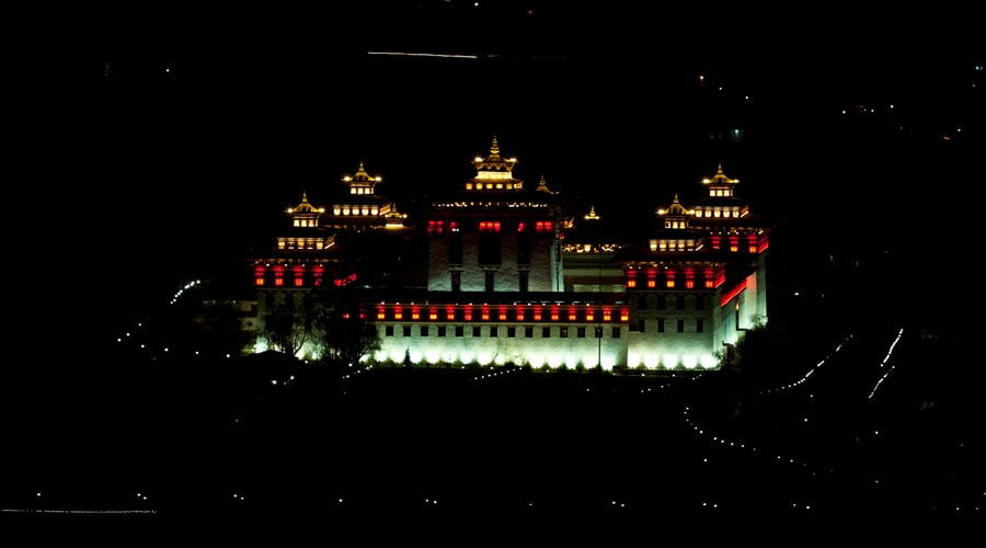 Tashichho Dzong Monastery, Thimphu, Bhutan, Asia