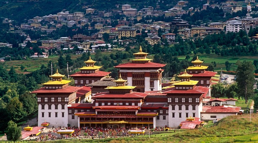 Tashichho Dzong, Thimphu, Bhutan, Asia