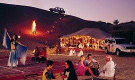 Dance @ Desert Safari, Al Qudra Desert, Dubai, United Arab Emirates, Middle East