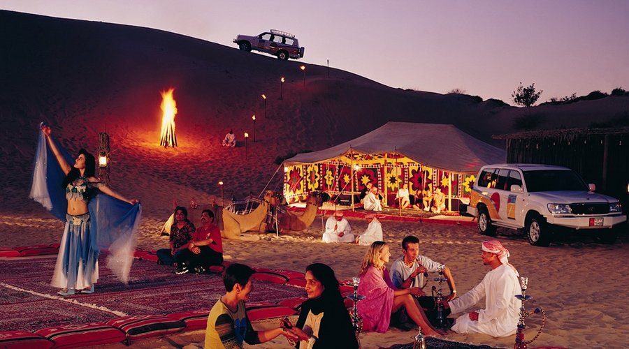 Dance @ Desert Safari, Al Qudra Desert, Dubai, United Arab Emirates, Middle East