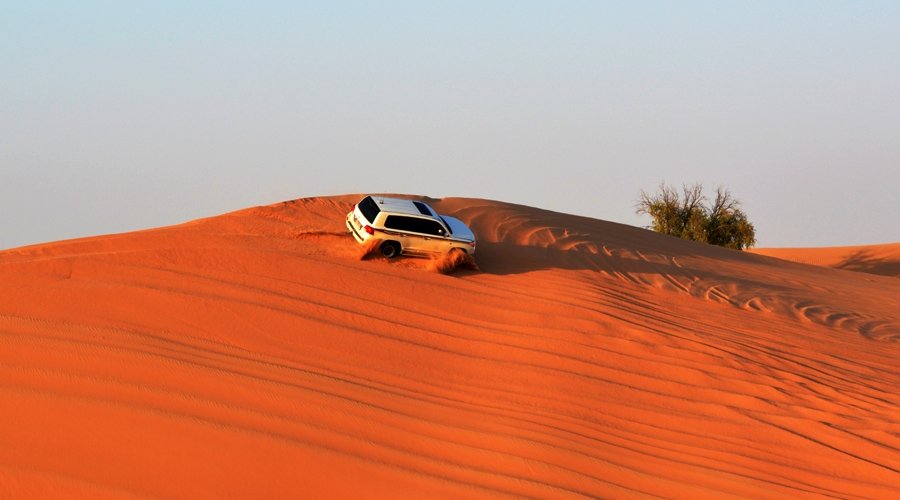 Desert Safari, Al Qudra Desert, Dubai, United Arab Emirates, Middle East