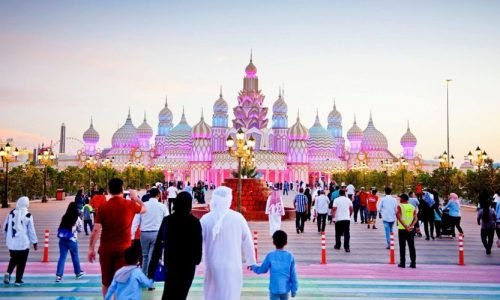 Gate of The World, Global Village, Dubai, United Arab Emirates, Middle East