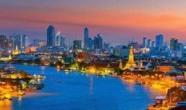 Skyline, Bangkok, Thailand, Asia