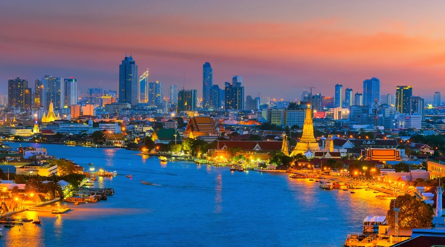 Skyline, Bangkok, Thailand, Asia