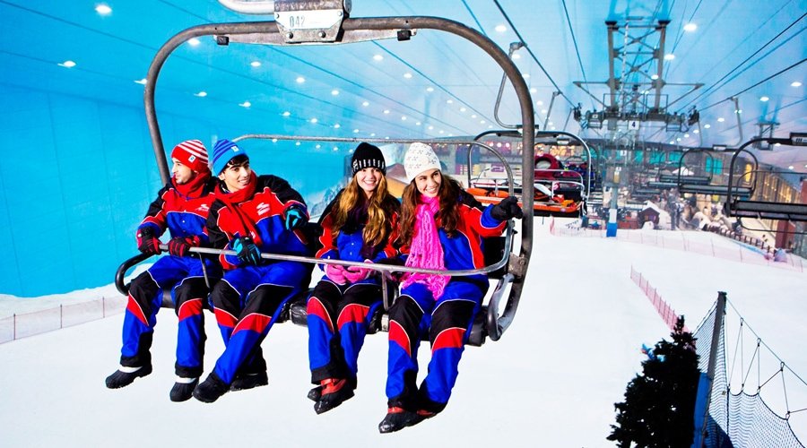 Snow World, Mall of the Emirates, Dubai, United Arab Emirates, Middle East