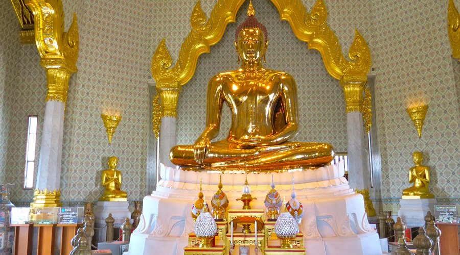 Wat Traimit Withayaram Worawihan (Golden Buddha), Bangkok, Thailand, Asia