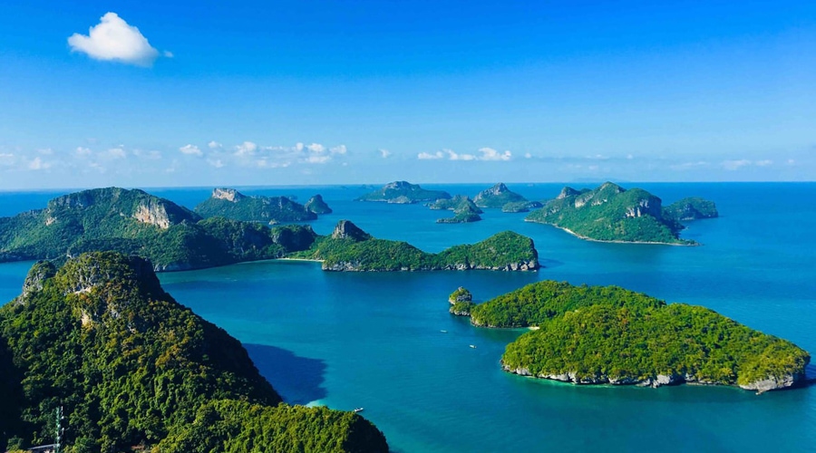 Mu Koh Angthong National Marine Park, Ko Samui, Thailand, Asia