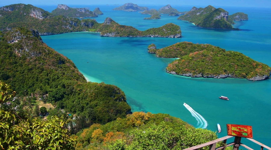 Mu Koh Angthong National Marine Park, Ko Samui, Thailand, Asia