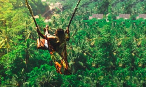 Romantic, Bali Swing, Ubud, Bali, Indonesia, Asia