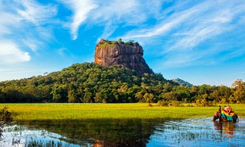 Sigiriya or Sinhagiri Rock, Sigiriya, Sri Lanka, Asia