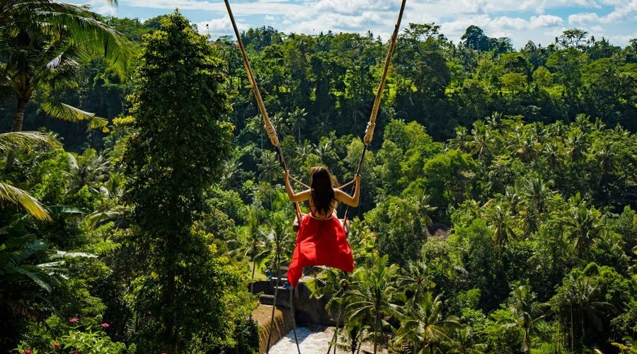 Romantic, Bali Swing, Ubud, Bali, Indonesia, Asia
