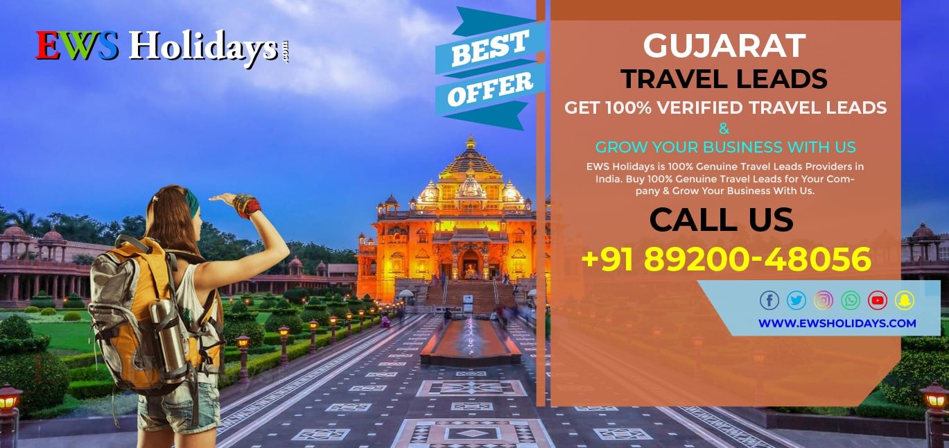 Gujarat Travel Leads, Get 100 Verified Travel Leads For Gujarat