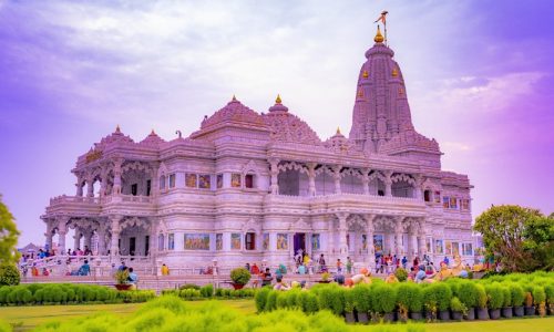 Prem Mandir, Vrindavan, Uttar Pradesh, India, Asia