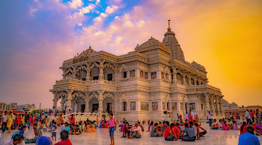 Prem Mandir, Vrindavan, Uttar Pradesh, India, Asia