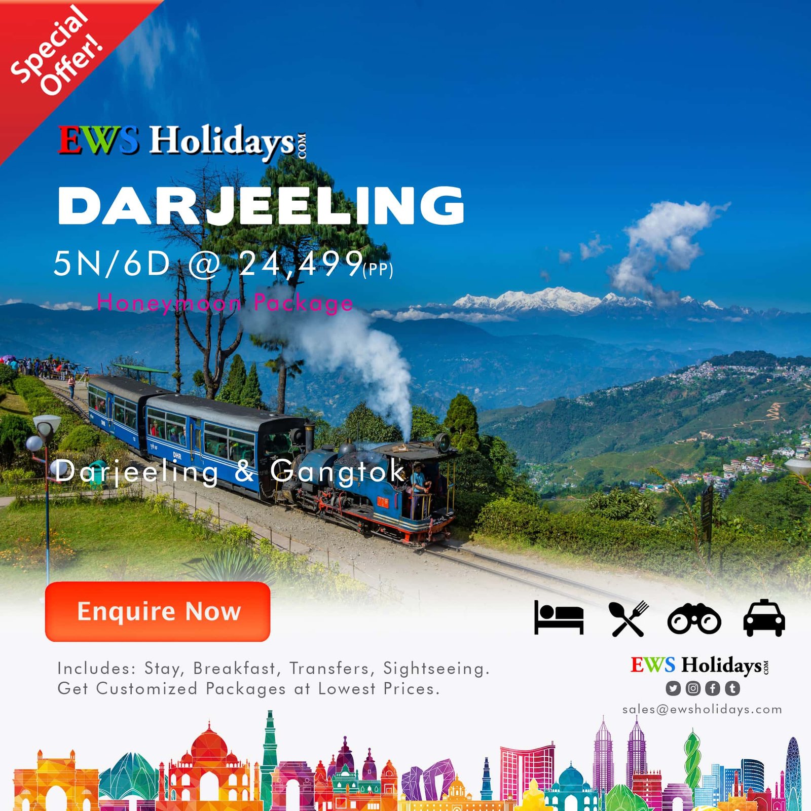 Darjeeling 5N-6D @ 24499