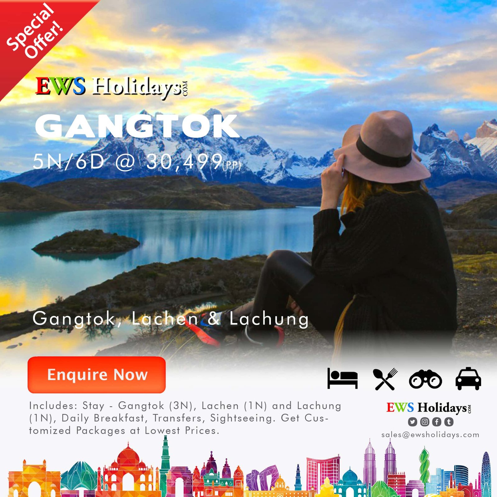 Gangtok 5N-6D @ 30499