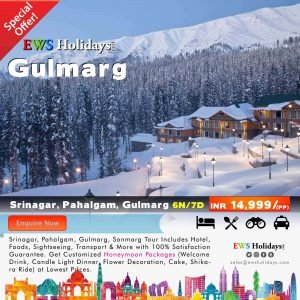 Gulmarg Tour 6N/7D @ 14,999