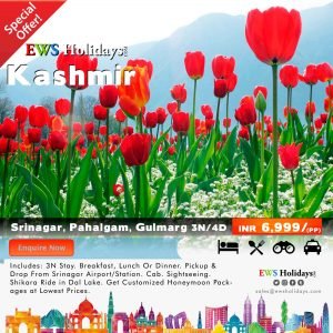 Kashmir Tour 3N/4D @ 6,999