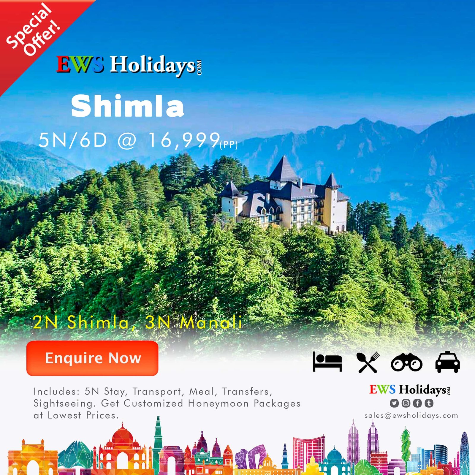 Shimla,-Manali-@-16,999