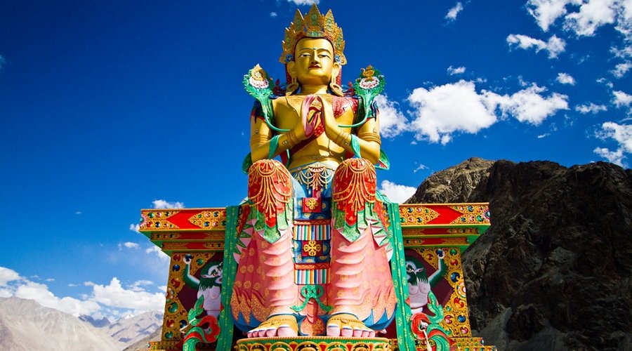 Diskit Monastery, Nubra Valley, Leh, Ladakh, Jammu and Kashmir, India