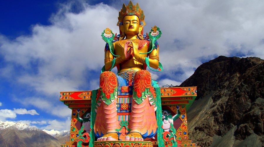 Diskit Monastery, Nubra Valley, Leh, Ladakh, Jammu and Kashmir, India